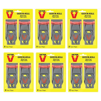 Victor Humane Catch-and-Hold Multiple-Catch No-Touch Outdoor and Indoor Mouse  Trap (4-Pack) M333VB4 - The Home Depot