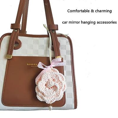2Pcs Crochet Car Mirror Accessories- Roses – GFSISARTY