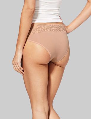 Tommy John Women's Cool Cotton Cheeky Underwear, Lace Waist in Maple Sugar  Size S (4-6) - Yahoo Shopping