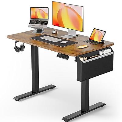 Monomi Electric Standing Desk, 55 x 28 inches Height Adjustable Desk,  Ergonomic Home Office Sit Stand Up Desk with Memory Preset Controller  (Natural