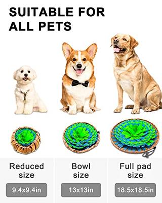 Murve Snuffle Mat for Dogs Large Size 28.7 X 28.7 in. Tire Your Dogs Out  Activity Mat for Boredom and Stimulation Play Mat Higher Entertainment  Value