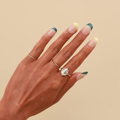 Press On Nails - Diamond French - Signet Beauty