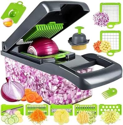 22 in 1 Vegetable Chopper with Container, TENBOK 11 Stainless Steel Blades Vegetable  Slicer, Onion Mincer Chopper, Cutter, Dicer, Egg Separator, 2 Mandoline  Slicer, for Potato Tomato Cucumber Carrot - Yahoo Shopping