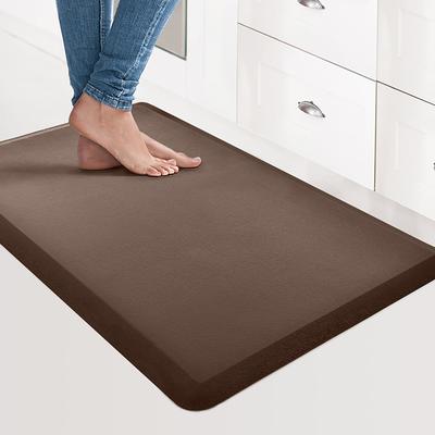 KitchenClouds Kitchen Mat Cushioned Anti Fatigue Rug 17.3x28 Waterproof,  Non Slip, Standing and Comfort Desk/Floor Mats for House Sink Office