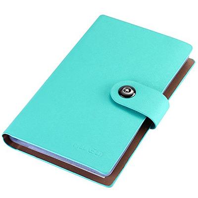  Business Card Holder Organizer Book - PU Leather, 2