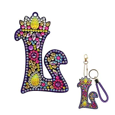 JOOZ Diamond Art Keychains A-Z 26 Letters Double Sided Keychains Crown  Keychain 5d Diamond Painting Kits for Adults Initial Keychains DIY Keychain  Kits for Kids Handbag Pendant Decoration (L) - Yahoo Shopping