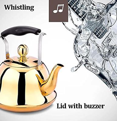 Portable Portable Water Kettle with Whistle Stainless Steel Kettle