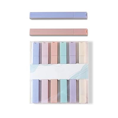 6 Colors Aesthetic Highlighters, Assorted Colors Cute Pastel Highlighters  Set with Soft Chisel Tip, No Bleed Dry Fast Easy to Hold Aesthetic Pens for  School Office Supplies - Yahoo Shopping