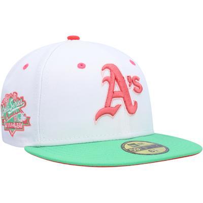 New Era Men's White, Green Detroit Tigers 1984 World Series Watermelon  Lolli 59Fifty Fitted Hat