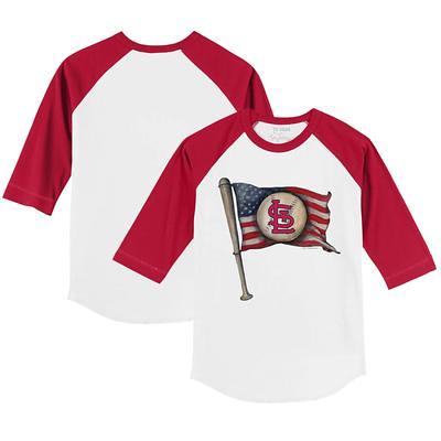 Tiny Turnip St. Louis Cardinals Infant Red State Outline Bodysuit