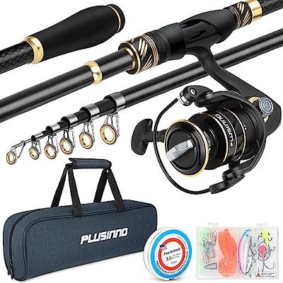 Fishing Pole Kit Telescopic Portable Rod Telescoping Fishing Pole