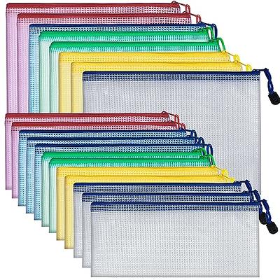 10 Pack Zipper Pouches A3 For Board Games & Puzzles - Plastic Mesh Zipper  Pouches Document Bag - Mesh Storage Bags With Zipper - Waterproof Mesh  Zipper Pouch For School Office Supplies