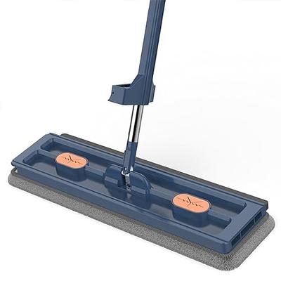 Microfiber Mop Floor Mops for Floor Cleaning - MEXERRIS Hardwood Floor Mop  with 4X Mop Pads, Wet Dust Mop with Adjustable Handle Flat Mops Commercial