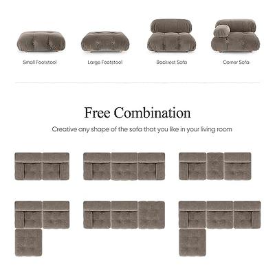 Magic Home Comfy Lazy Floor Sofa 34.25 in. 1-Seat Chair Teddy