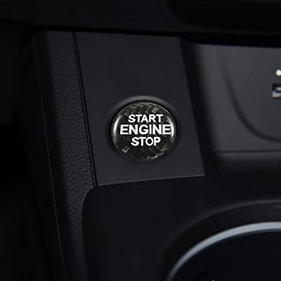 Kewucn Car Engine Start/Stop Button Cover, Carbon Fiber Auto Push Start  Button Protective, Zinc Alloy Anti Scratch Power Control Trim, Universal  Vehicle Interior Decor for Most Cars (Black) - Yahoo Shopping