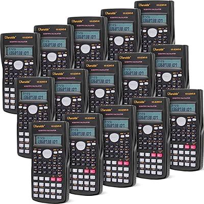 2 Line Engineering Scientific Calculator Function Calculator Calculator  Large Display Math Calculator for Student Teacher Classroom High School  College School Business Offices Black (10 Pieces) - Yahoo Shopping