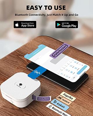 Phomemo Label Maker Machine with Tape D30 Portable Label Maker, Bluetooth Mini Label Printer, Labeler, for iOS & Android, for of