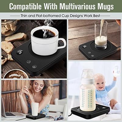 Coffee Mug Warmer with Auto Off Timer, Coffee Cup Warmer for Desk with Auto  ON/Off, Coffee Warmer for Desk Auto Shut Off with 3-Temp Settings