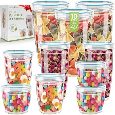 Brentwood P-OST723 6 Piece Extra Large Capacity Glass Jar Replacement Set