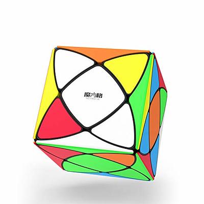 Speed Rubix Cube 3x3 Smooth Turning Magic Cube 3x3x3 Brain Teaser Puzzle  Cube Sticker (2.2 inches) (1Pack)