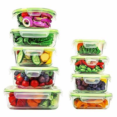 Glotoch 50 Pack 【32oz 2 Compartment】 Meal Prep Container Microwave Safe,  Food Prep Containers With Lids For Lunch/Deli/Takeout/Leftover, BPA-Free