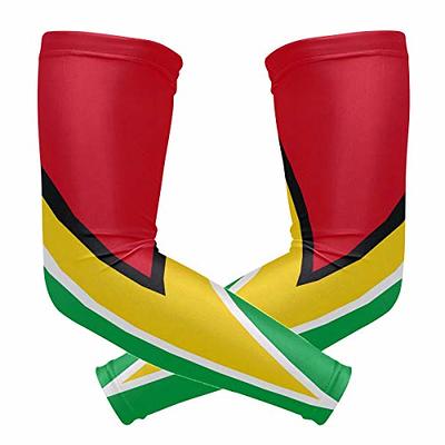 ZZKKO Guyana Flag Cooling Arm Sleeves Cover Uv Sun Protection for Men Women  Running Golf Cycling Arm Warmer Sleeves 1 Pair : : Clothing, Shoes  & Accessories