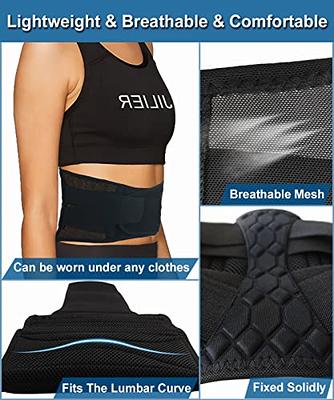Man Lumbar Breathable Back Pain Belt Lumbar Sports Waist