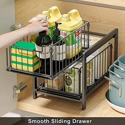  HIHEGD 2 Tier Bathroom Storage Organizer with