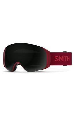 Smith 4D MAG 154mm Snow Goggles in Sangria /Chromapop Sun Black at