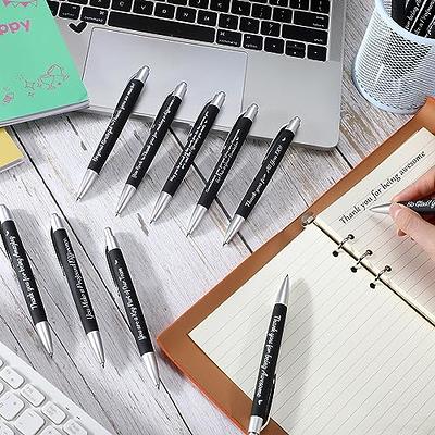 50 Pcs Inspirational Pens Bulk Motivational Ballpoint Pen Funny Metal Black Ink  Pen with Saying Employee Appreciation Pen for Teacher Office Supplies  Christmas Gifts (May You Be Proud) - Yahoo Shopping