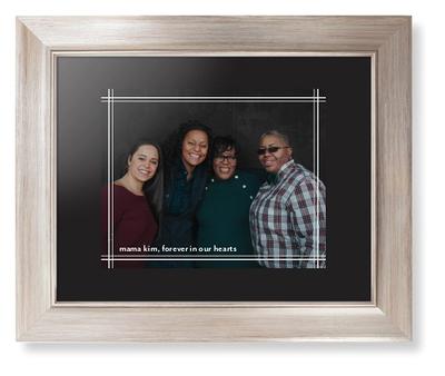 clear family print frame