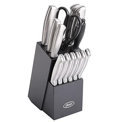 Kenmore Kane Stainless Steel Cutlery Set, 14-Piece, Glacier Blue