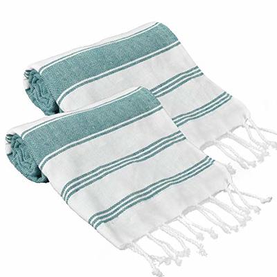 HAVLULAND Set of 6 Turkish Bath Towels 100% Turkish Cotton Beach Towel  Oversized 71x39 Absorbent Turkish Towel Quick-Dry Beach Towels Sandproof  Beach Blanket Travel Towels