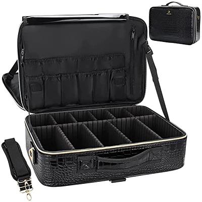 Relavel Black Extra Large Makeup Case 1 Pcs