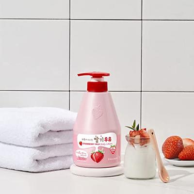 WELCOS KWAILNARA Milk Body Cleanser and Body Lotion Set (560 g / 19.75 oz.  each) (Strawberry Milk) - Yahoo Shopping