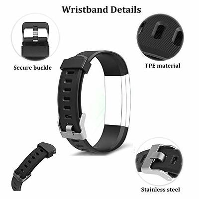 2 Pack Sport Bands for 19mm Veryfitpro Watch ID205L Soft Silicone Wristband  Stap | eBay