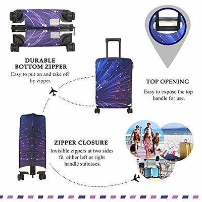 Explore Land Travel Luggage Cover Suitcase Protector Fits 18-32 inch Luggage