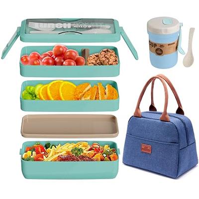 EasyLunchboxes - Bento Lunch Boxes - Reusable 3-Compartment Food Containers  for School, Work, and Travel, Set of 10, (Jewel Brights)