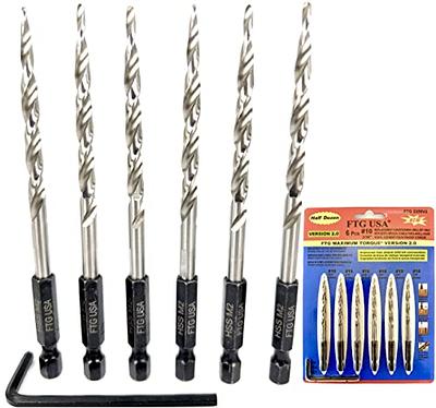 Hex Shank Drill Bit Set – 6 Piece