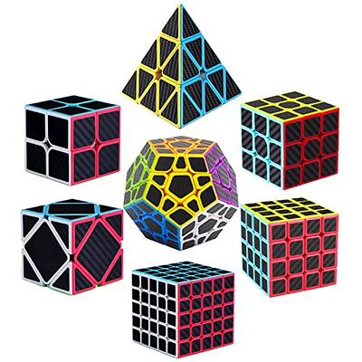  Vdealen Rainbow Puzzle Ball and 2x2 3x3 4x4 5x5 Stickerless  Magic Cube Bundle : Toys & Games