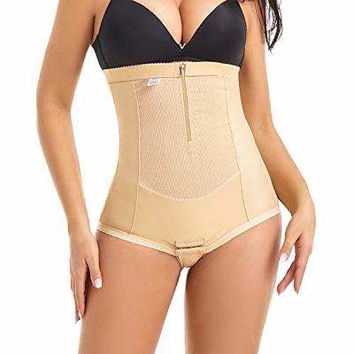 MOVWIN Postpartum Belly Wrap C Section Panties Belly Band Abdominal  Compression Corset Girdle Shorts with Zipper Beige - Yahoo Shopping