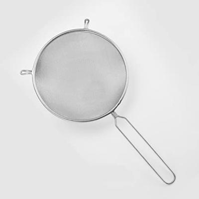 RJ Legend 304 Stainless Steel Pasta Strainer, Mesh Strainer, Oil Skimmer