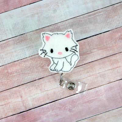 Cat Badge Reel, Kitty Holder, Nurse Swipe Badge, Retractable Id Medical  Gifts For Nurses, Teacher Lanyard, Lover - Yahoo Shopping