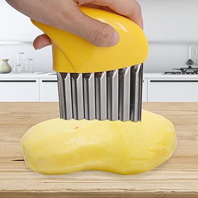 Multifunctional Curly Fries Cutter, Crinkle French Fries ,Potato