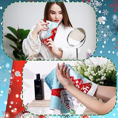 Winter Christmas Tree Hand Bath Towel Xmas Black White Buffalo Plaid Kitchen  Bathroom Faucet Towel Snowman Snowflake Fingertip Towel Set Highly  Absorbent SPA Gym Guest Shower Towels 16x30 Inch 