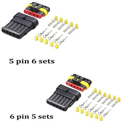 708pcs 43 Kits Waterproof Automotive Wire Electrical Connector