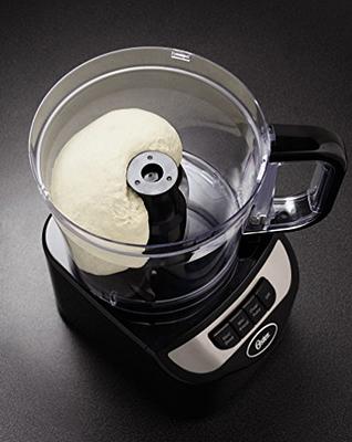 Ovente 1.5-Cup Single Speed Black Mini Food Processor Chopping Blade, Mixer, Shredding/Slicing Disc