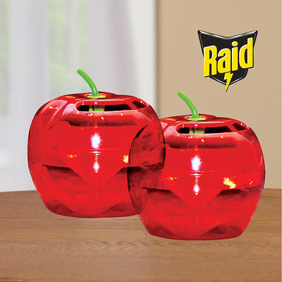  Raid Fruit Fly Traps - 2 Lures + 2 Refills