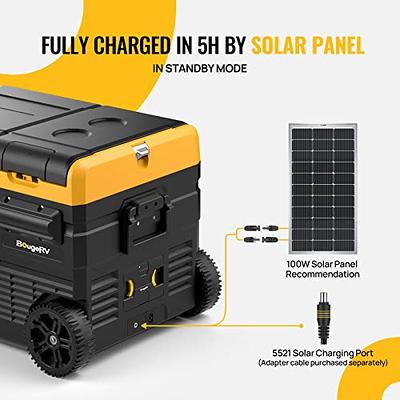 BougeRV Portable Power Station（Upgrade), 173Wh Detachable Battery