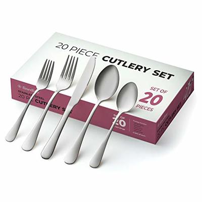 INKULEER Travel cutlery set, 18/8 stainless steel cutlery, Reusable  utensils set with case, Portable Silverware Lunch Box for Camping and  Office - Yahoo Shopping